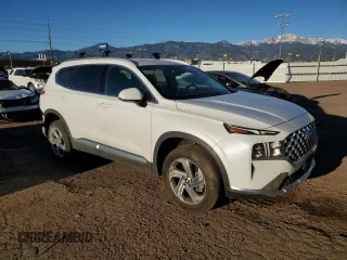2022 Hyundai Santa Fe SEL with VIN 5NMS2DAJ0NH418955, listed as a Copart auction lot 50609365 with 27,860 mi miles and Salvage Title. Bid and sale history available at carsss.com. Image 4.