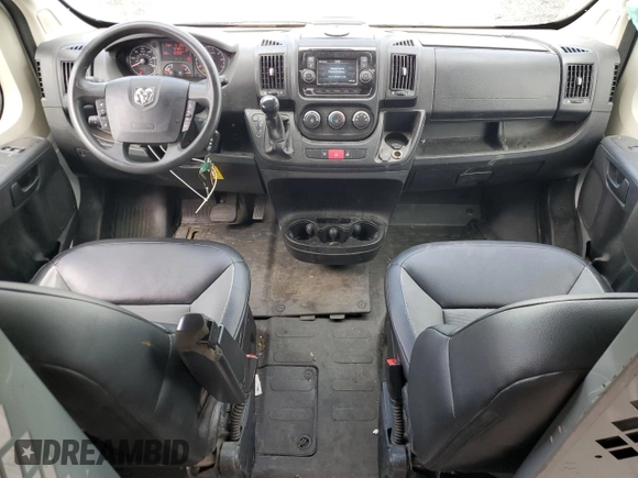 2019 Ram ProMaster Cargo with VIN 3C6TRVCG9KE526704, listed as a Copart auction lot 54785744 with 72,782 mi miles and Salvage Title. Bid and sale history available at DreamBid. Image 8.