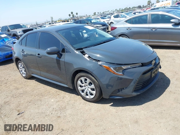 2024 Toyota Corolla LE with VIN JTDB4MEE3R3021431, listed as a IAAI auction lot 42154143 with 16,738 mi miles and . Bid and sale history available at DreamBid. Image 1.