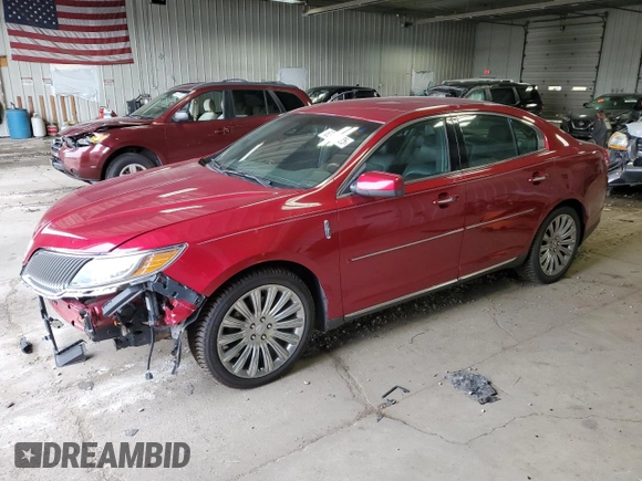 2013 Lincoln MKS with VIN 1LNHL9DK5DG614075, listed as a Copart auction lot 63933225 with 61,294 mi miles and Clean title. Bid and sale history available at DreamBid. Image 1.
