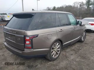 2015 Land Rover Range Rover HSE z VIN SALGS2VF4FA220237, wystawiony jako IAAI lot #41087301 z przebiegiem 110 309 mil mil oraz . Historia ofert i sprzedaży dostępna na DreamBid. Obrazek 4.