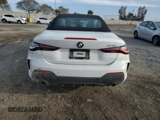 2021 BMW 4 Series 430i with VIN WBA23AT07MCG83014, listed as a Copart auction lot 45770325 with Not provided miles and Salvage title. Bid and sale history available at DreamBid. Image 6.