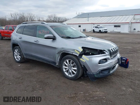 2016 Jeep Cherokee High Altitude with VIN 1C4PJLDB6GW229136, listed as a IAAI auction lot 41675568 with 146,533 mi miles. Bid and sale history available at carsss.com. Image 1.