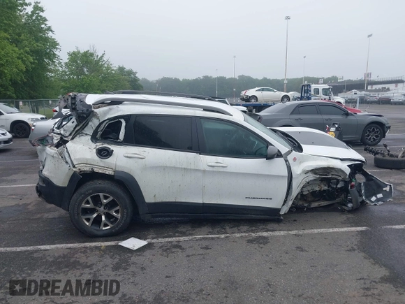 2016 Jeep Cherokee Trailhawk with VIN 1C4PJMBS4GW179121, listed as a IAAI auction lot 42516635 with 110,056 mi miles and . Bid and sale history available at DreamBid. Image 13.