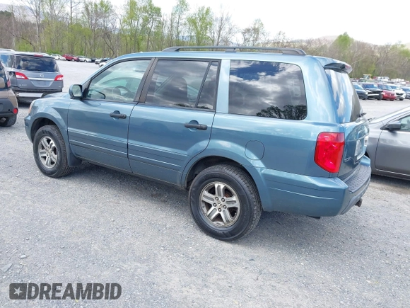 2005 Honda Pilot EX-L z VIN 2HKYF18785H542479, wystawiony jako IAAI lot #42040202 z przebiegiem 345 167 mil mil oraz . Historia ofert i sprzedaży dostępna na DreamBid. Obrazek 3.