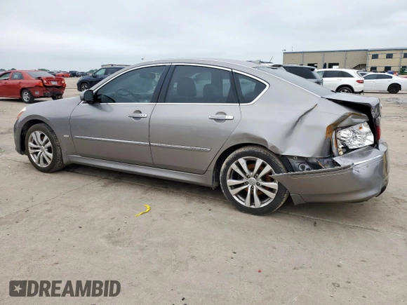 2008 Infiniti M с VIN JNKAY01E88M602624, выставлен на аукционе Copart как лот 58819015 с пробегом Не указан миль и Списание • Salvage title. История ставок и продаж доступна на DreamBid. Изображение 2.