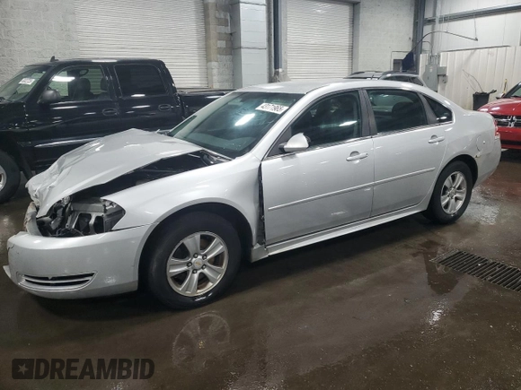 2014 Chevrolet Impala LS with VIN 2G1WA5E34E1173578, listed as a Copart auction lot 43171965 with 139,310 mi miles and Salvage Title. Bid and sale history available at DreamBid. Image 1.