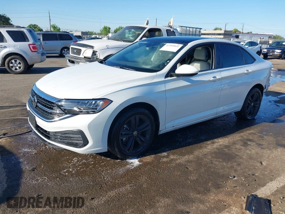 2024 Volkswagen Jetta SE with VIN 3VW7M7BU2RM031902, listed as a IAAI auction lot 42205832 with 31,274 mi miles and . Bid and sale history available at DreamBid. Image 18.
