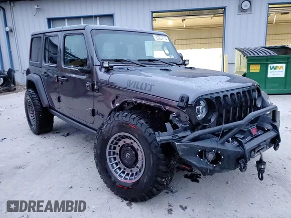 2020 Jeep Wrangler Unlimited Sport with VIN 1C4HJXDM7LW277445, listed as a Copart auction lot 82929714 with 27,570 mi miles and Salvage title. Bid and sale history available at DreamBid. Image 12.