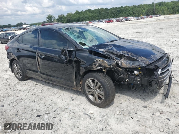 2017 Hyundai Elantra SE with VIN 5NPD84LF7HH173790, listed as a Copart auction lot 65686685 with 100,876 mi miles and Clean title. Bid and sale history available at DreamBid. Image 4.