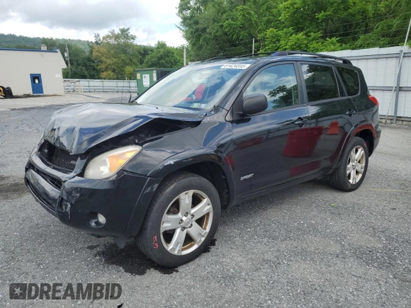 2006 Toyota RAV4 Sport with VIN JTMBD32V066007088, listed as a Copart auction lot 61424555 with 175,276 mi miles and Salvage title. Bid and sale history available at DreamBid. Image 1.