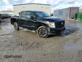 2021 Nissan Titan SV with VIN 1N6AA1EEXMN520417, listed as a Copart auction lot 46589185 with 85,530 mi miles and Salvage Title. Bid and sale history available at DreamBid. Image 13.