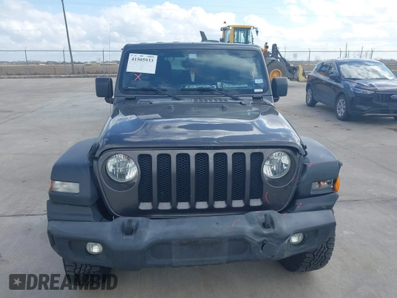 2020 Jeep Wrangler Unlimited Sport Altitude с VIN 1C4HJXDG3LW221691, выставлен на аукционе IAAI как лот 41505933 с пробегом 55 562 миль миль и . История ставок и продаж доступна на DreamBid. Изображение 12.