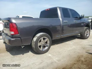 2018 Ram 1500 Express with VIN 1C6RR7FT7JS281363, listed as a Copart auction lot 53614735 with 105,580 mi miles and Clean Title. Bid and sale history available at carsss.com. Image 3.