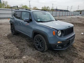 2017 Jeep Renegade Latitude z VIN ZACCJABB7HPG01636, wystawiony jako Copart lot #55646815 z przebiegiem 79 194 mil mil oraz Szkoda całkowita • Salvage title. Historia ofert i sprzedaży dostępna na DreamBid. Obrazek 4.