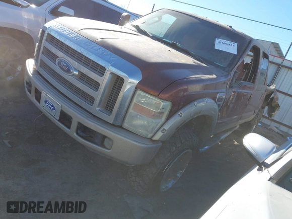 2008 Ford Super Duty F-250 SRW XL with VIN 1FTSW21R68EB29827, listed as a IAAI auction lot 41686828 with 89,579 mi miles. Bid and sale history available at carsss.com. Image 18.