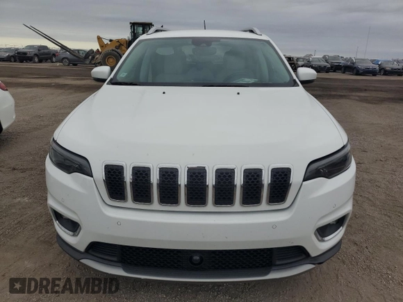 2019 Jeep Cherokee Limited with VIN 1C4PJLDN8KD296724, listed as a Copart auction lot 75220604 with Not Provided miles and Salvage Title. Bid and sale history available at DreamBid. Image 5.