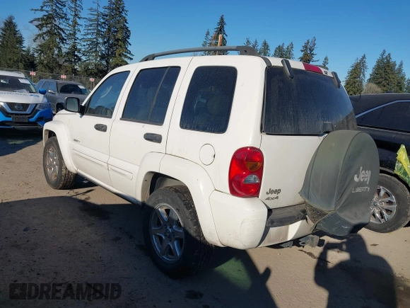 2004 Jeep Liberty Limited with VIN 1J8GL58K34W214825, listed as a IAAI auction lot 41456625 with 210,346 mi miles. Bid and sale history available at carsss.com. Image 3.
