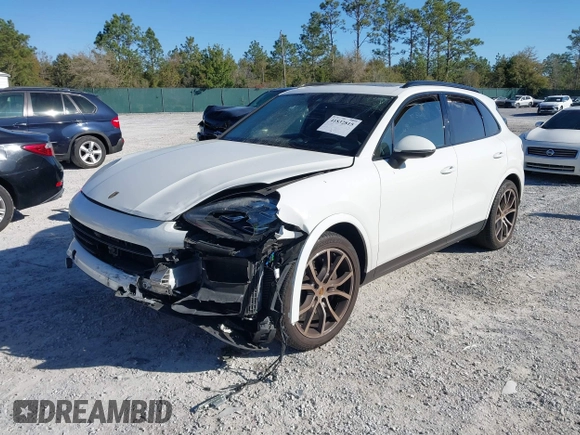 2020 Porsche Cayenne S z VIN WP1AB2AY9LDA28759, wystawiony jako IAAI lot #41832815 z przebiegiem Nie podano mil oraz . Historia ofert i sprzedaży dostępna na DreamBid. Obrazek 2.