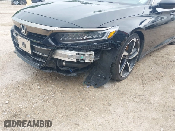 2022 Honda Accord Sport SE with VIN 1HGCV1F46NA015698, listed as a IAAI auction lot 42183378 with 56,082 mi miles and . Bid and sale history available at DreamBid. Image 18.