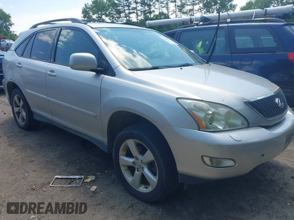 2004 Lexus RX 330 z VIN 2T2HA31U34C008782, wystawiony jako IAAI lot #42389580 z przebiegiem 162 895 mil mil oraz . Historia ofert i sprzedaży dostępna na DreamBid. Obrazek 1.