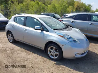 2011 Nissan LEAF SL-e with VIN JN1AZ0CP9BT009562, listed as a IAAI auction lot 42228290 with 93,183 mi miles and . Bid and sale history available at DreamBid. Image 1.