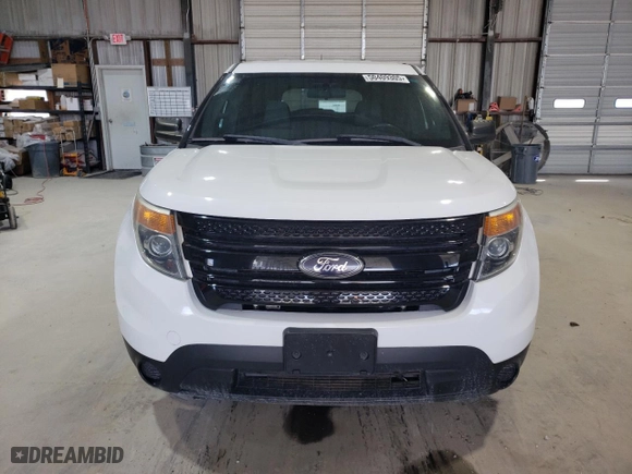 2014 Ford Utility Police Interceptor with VIN 1FM5K8AR4EGB02326, listed as a Copart auction lot 50409305 with 159,001 mi miles and Clean Title. Bid and sale history available at carsss.com. Image 5.