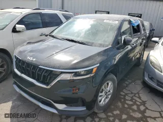 2024 Kia Carnival LX with VIN KNDNB4H32R6322932, listed as a Copart auction lot 47291885 with 17,021 mi miles and Salvage Title. Bid and sale history available at carsss.com. Image 1.