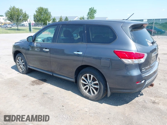 2014 Nissan Pathfinder S with VIN 5N1AR2MM3EC723572, listed as a IAAI auction lot 42657522 with 138,328 mi miles and . Bid and sale history available at DreamBid. Image 3.