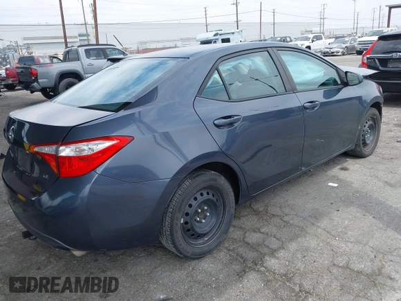 2016 Toyota Corolla L with VIN 5YFBURHE3GP523871, listed as a IAAI auction lot 42022838 with 82,723 mi miles and . Bid and sale history available at DreamBid. Image 4.