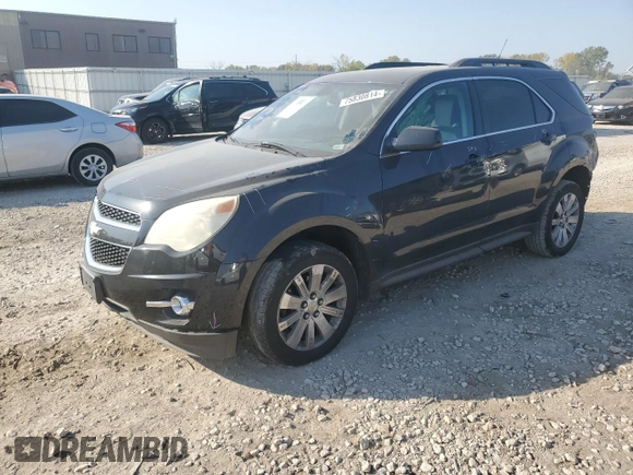 2010 Chevrolet Equinox LT w/2LT with VIN 2CNFLPEY1A6328539, listed as a Copart auction lot 75830814 with 171,678 mi miles and Salvage Title. Bid and sale history available at carsss.com. Image 1.