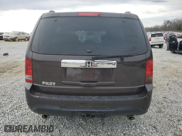 2012 Honda Pilot EX-L with VIN 5FNYF3H54CB002956, listed as a Copart auction lot 42767445 with 161,942 mi miles and Salvage Title. Bid and sale history available at carsss.com. Image 6.