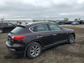2008 Infiniti EX Journey with VIN JNKAJ09F48M361842, listed as a Copart auction lot 53808415 with 152,850 mi miles and Salvage title. Bid and sale history available at DreamBid. Image 3.