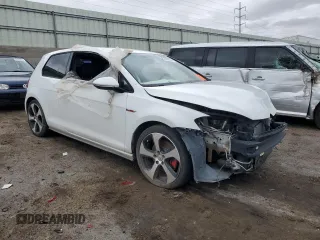 2015 Volkswagen Golf GTI S with VIN 3VWYT7AU9FM031416, listed as a Copart auction lot 60195284 with Not Provided miles and Salvage Title. Bid and sale history available at carsss.com. Image 4.
