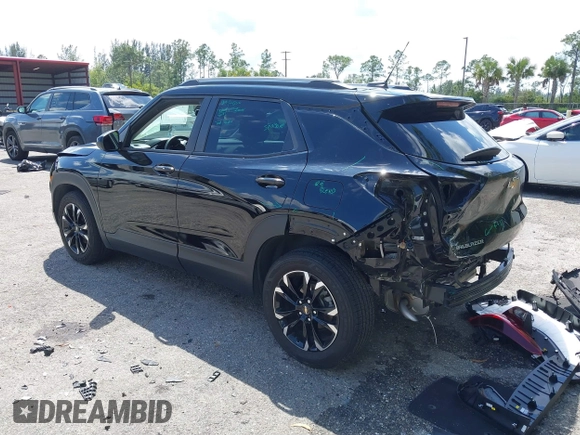 2021 Chevrolet TrailBlazer LT with VIN KL79MPSL0MB026231, listed as a IAAI auction lot 41889229 with 75,516 mi miles. Bid and sale history available at carsss.com. Image 3.