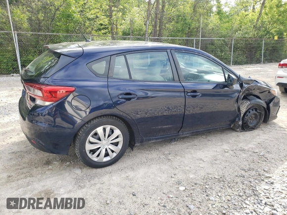 2020 Subaru Impreza z VIN 4S3GTAB60L3722214, wystawiony jako Copart lot #57227875 z przebiegiem 37 199 mil mil oraz Szkoda całkowita • Salvage title. Historia ofert i sprzedaży dostępna na DreamBid. Obrazek 3.