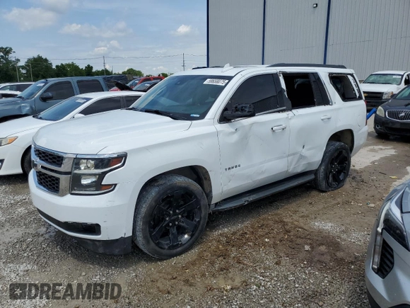 2017 Chevrolet Tahoe LT with VIN 1GNSKBKC0HR207833, listed as a Copart auction lot 58658075 with 143,070 mi miles and Non repairable. Bid and sale history available at DreamBid. Image 1.