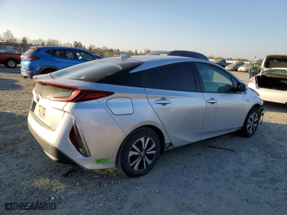 2018 Toyota Prius Prime Plus with VIN JTDKARFP3J3078657, listed as a Copart auction lot 88815835 with NaN miles and Salvage Title. Bid and sale history available at carsss.com. Image 3.