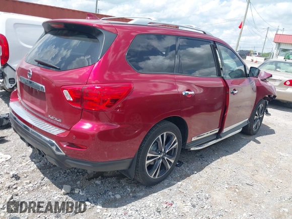 2019 Nissan Pathfinder S with VIN 5N1DR2MN7KC636291, listed as a IAAI auction lot 42094010 with 72,973 mi miles and . Bid and sale history available at DreamBid. Image 4.