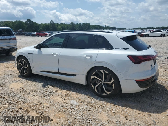 2024 Audi Q8 e-tron z VIN WA16AAGE9RB020144, wystawiony jako Copart lot #57145455 z przebiegiem 23 799 mil mil oraz Szkoda całkowita • Salvage title. Historia ofert i sprzedaży dostępna na DreamBid. Obrazek 2.