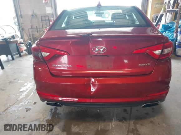 2015 Hyundai Sonata Sport with VIN 5NPE34AFXFH226615, listed as a IAAI auction lot 42311177 with 141,616 mi miles and . Bid and sale history available at DreamBid. Image 17.