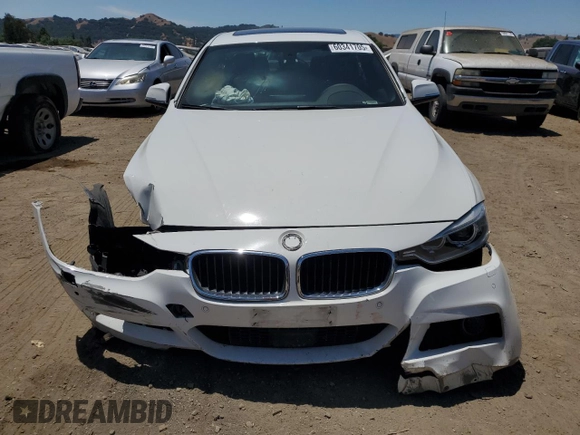 2015 BMW 3 Series 328d with VIN WBA3D3C5XFK158530, listed as a Copart auction lot 60341705 with 82,950 mi miles and Salvage title. Bid and sale history available at DreamBid. Image 5.