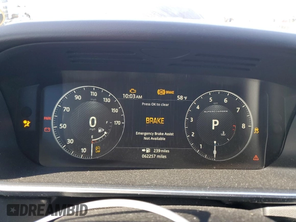 2017 Land Rover Range Rover Sport with VIN SALWR2FE3HA128357, listed as a Copart auction lot 86015104 with 62,257 mi miles and Salvage Title. Bid and sale history available at DreamBid. Image 9.
