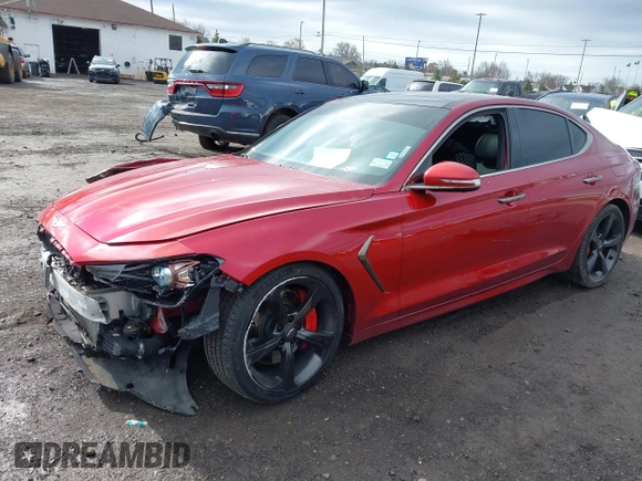2019 Genesis G70 Advanced with VIN KMTG34LE7KU017931, listed as a IAAI auction lot 41863853 with 34,214 mi miles and . Bid and sale history available at DreamBid. Image 17.