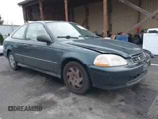 1998 Honda Civic DX with VIN 1HGEJ6227WL135537, listed as a IAAI auction lot 41530092 with 187,011 mi miles. Bid and sale history available at carsss.com. Image 1.