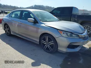 2016 Honda Accord Sport with VIN 1HGCR2F51GA042412, listed as a IAAI auction lot 41876436 with 174,825 mi miles and . Bid and sale history available at DreamBid. Image 1.
