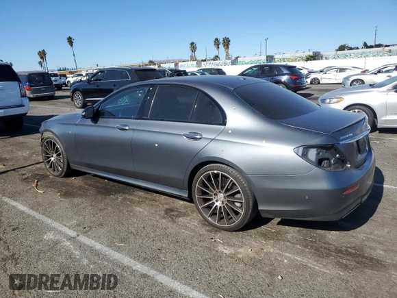 2017 Mercedes-Benz E-Class AMG E 43 with VIN WDDZF6EB8HA196509, listed as a Copart auction lot 88490985 with 67,389 mi miles and Salvage Title. Bid and sale history available at carsss.com. Image 2.