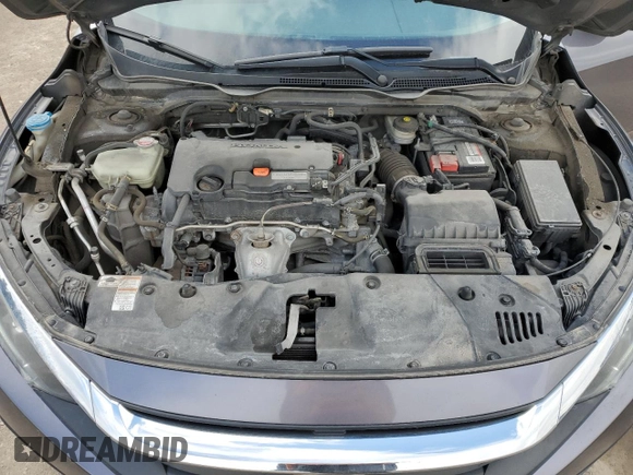 2017 Honda Civic EX with VIN 2HGFC2F87HH016523, listed as a Copart auction lot 53541115 with 156,221 mi miles and Salvage Title. Bid and sale history available at DreamBid. Image 11.