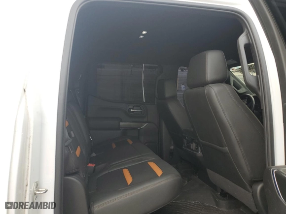 2020 GMC Sierra 1500 AT4 with VIN 3GTP9EED5LG349443, listed as a Copart auction lot 45358135 with 69,033 mi miles and Salvage Title. Bid and sale history available at carsss.com. Image 10.