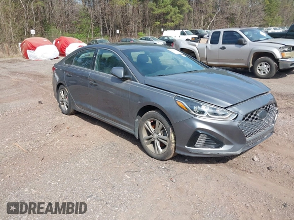 2018 Hyundai Sonata SEL with VIN 5NPE34AFXJH707750, listed as a IAAI auction lot 40944679 with 87,773 mi miles and . Bid and sale history available at DreamBid. Image 1.